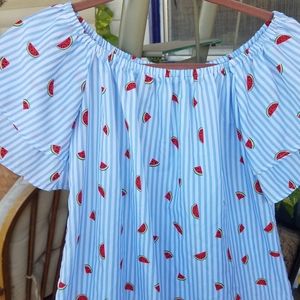 Forever 21 crop top watermelon top